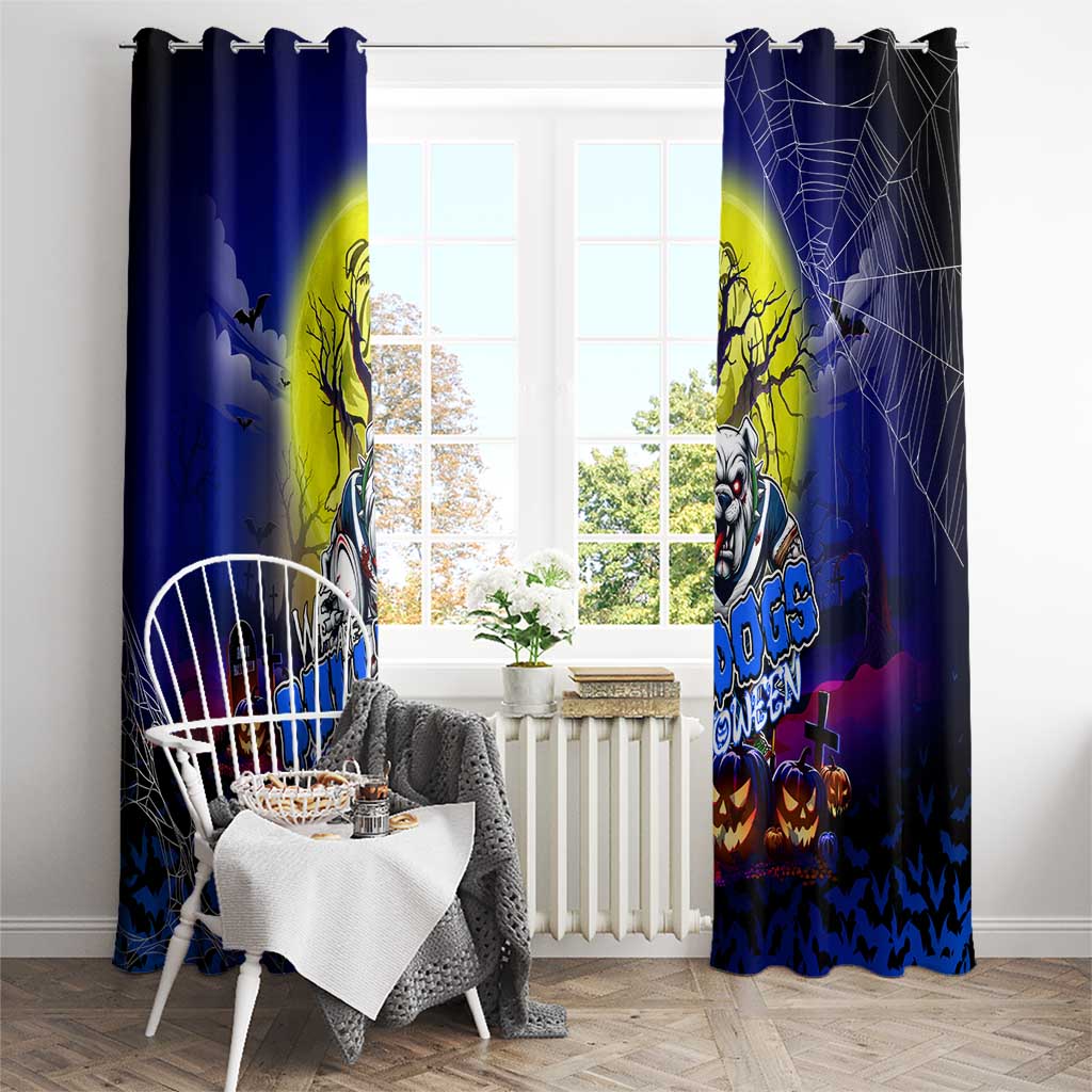 We Are Bulldogs Halloween Window Curtain Pumpkin Scary Spooky Season - Aussie Hoodie