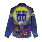 We Are Bulldogs Halloween Women Casual Shirt Pumpkin Scary Spooky Season - Aussie Hoodie