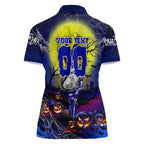 We Are Bulldogs Halloween Women Polo Shirt Pumpkin Scary Spooky Season - Aussie Hoodie