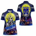 We Are Bulldogs Halloween Women Polo Shirt Pumpkin Scary Spooky Season - Aussie Hoodie