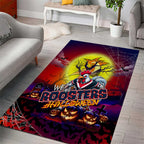 We Are Roosters Halloween Area Rug Pumpkin Scary Spooky Season - Aussie Hoodie