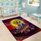 We Are Roosters Halloween Area Rug Pumpkin Scary Spooky Season - Aussie Hoodie