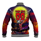 We Are Roosters Halloween Baseball Jacket Pumpkin Scary Spooky Season - Aussie Hoodie