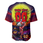 We Are Roosters Halloween Baseball Jersey Pumpkin Scary Spooky Season - Aussie Hoodie