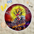 We Are Roosters Halloween Beach Blanket Pumpkin Scary Spooky Season - Aussie Hoodie