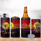 We Are Roosters Halloween 4 in 1 Can Cooler Tumbler Pumpkin Scary Spooky Season - Aussie Hoodie