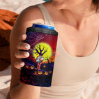 We Are Roosters Halloween 4 in 1 Can Cooler Tumbler Pumpkin Scary Spooky Season - Aussie Hoodie