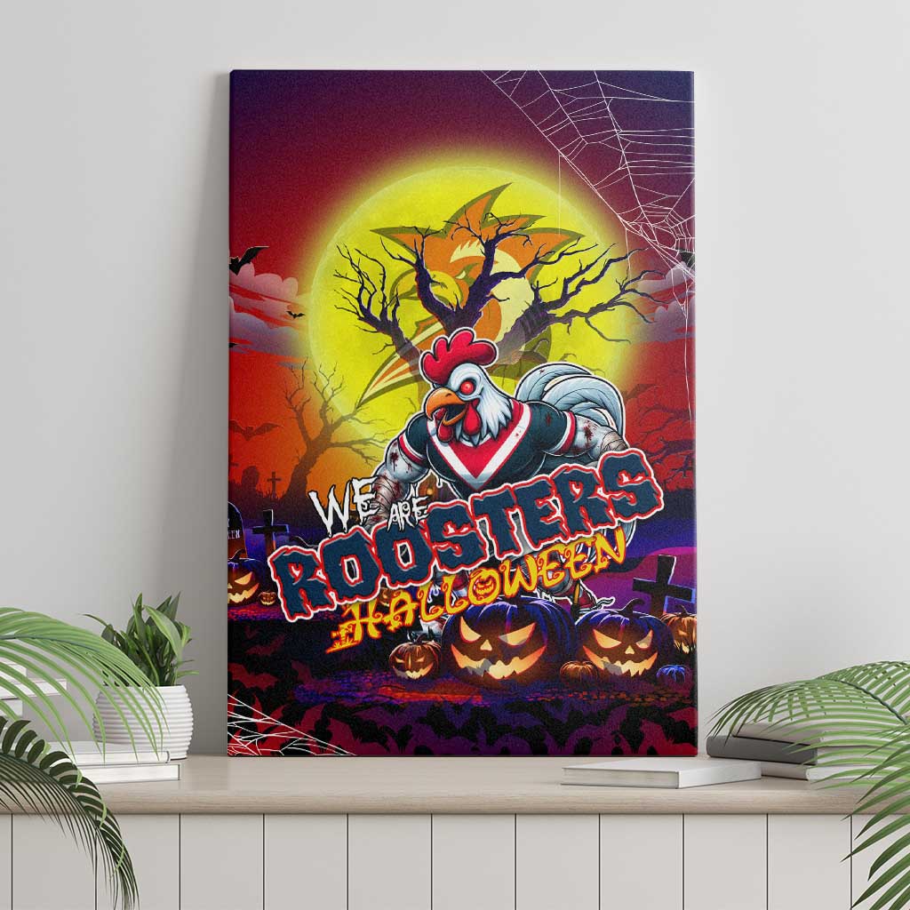 We Are Roosters Halloween Canvas Wall Art Pumpkin Scary Spooky Season - Aussie Hoodie