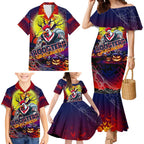 We Are Roosters Halloween Family Matching Mermaid Dress and Hawaiian Shirt Pumpkin Scary Spooky Season - Aussie Hoodie