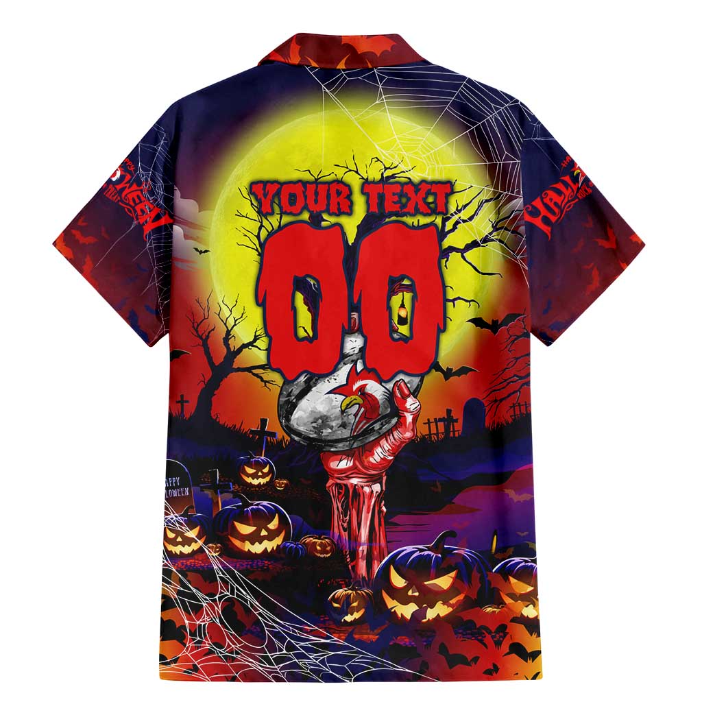 We Are Roosters Halloween Family Matching Mermaid Dress and Hawaiian Shirt Pumpkin Scary Spooky Season - Aussie Hoodie