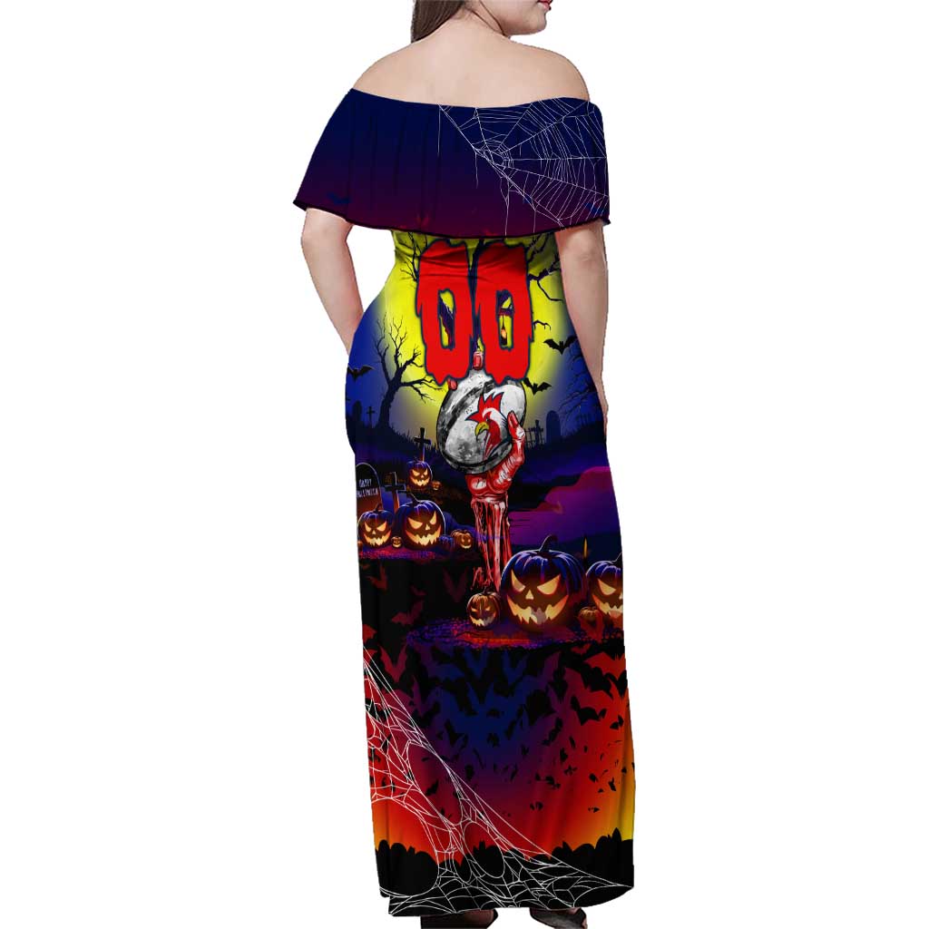 We Are Roosters Halloween Family Matching Off Shoulder Maxi Dress and Hawaiian Shirt Pumpkin Scary Spooky Season - Aussie Hoodie
