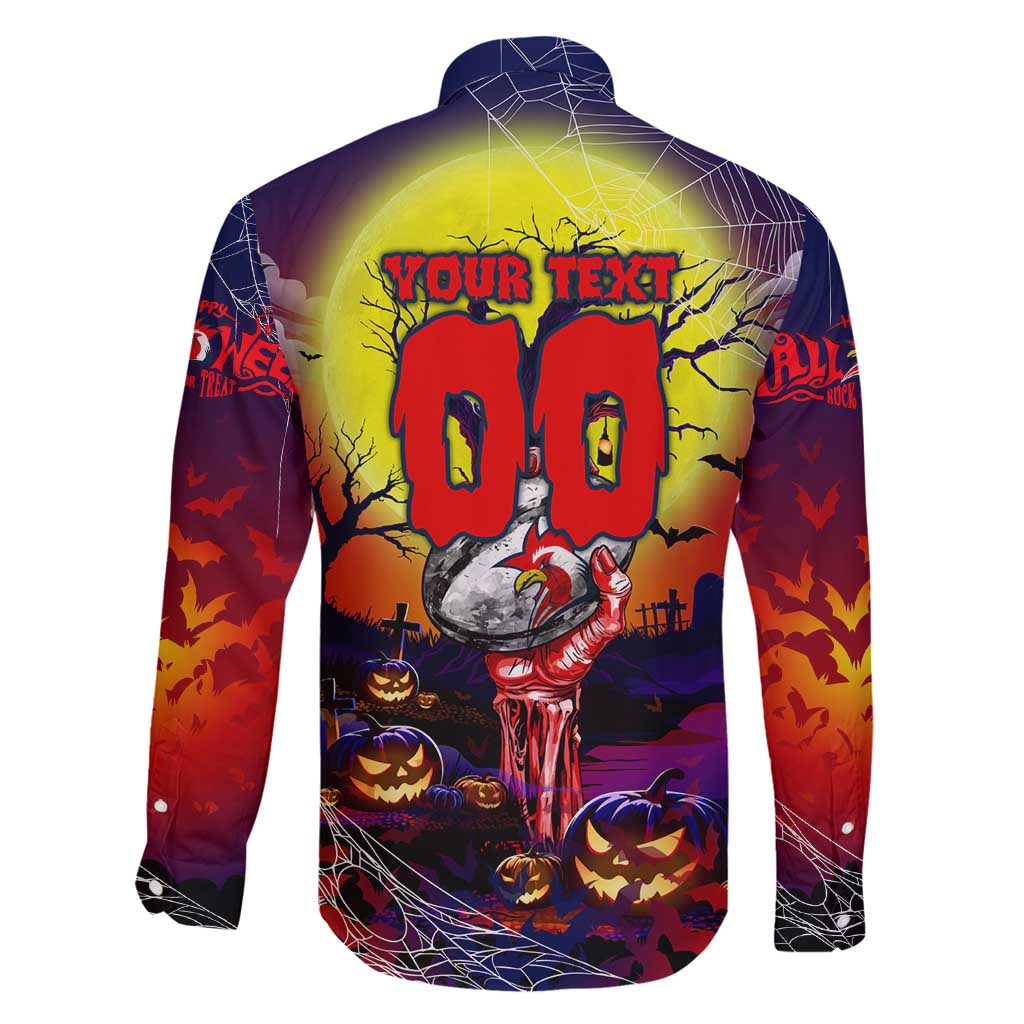 We Are Roosters Halloween Family Matching Off Shoulder Short Dress and Hawaiian Shirt Pumpkin Scary Spooky Season - Aussie Hoodie