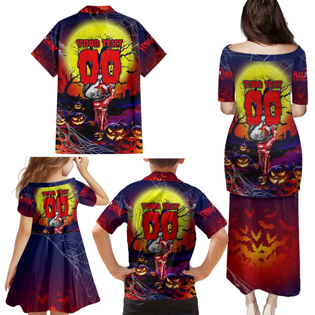 We Are Roosters Halloween Family Matching Puletasi and Hawaiian Shirt Pumpkin Scary Spooky Season - Aussie Hoodie