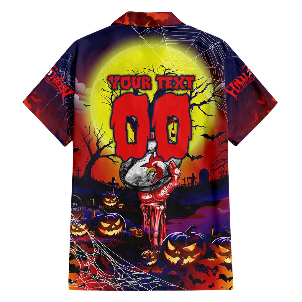 We Are Roosters Halloween Family Matching Puletasi and Hawaiian Shirt Pumpkin Scary Spooky Season - Aussie Hoodie