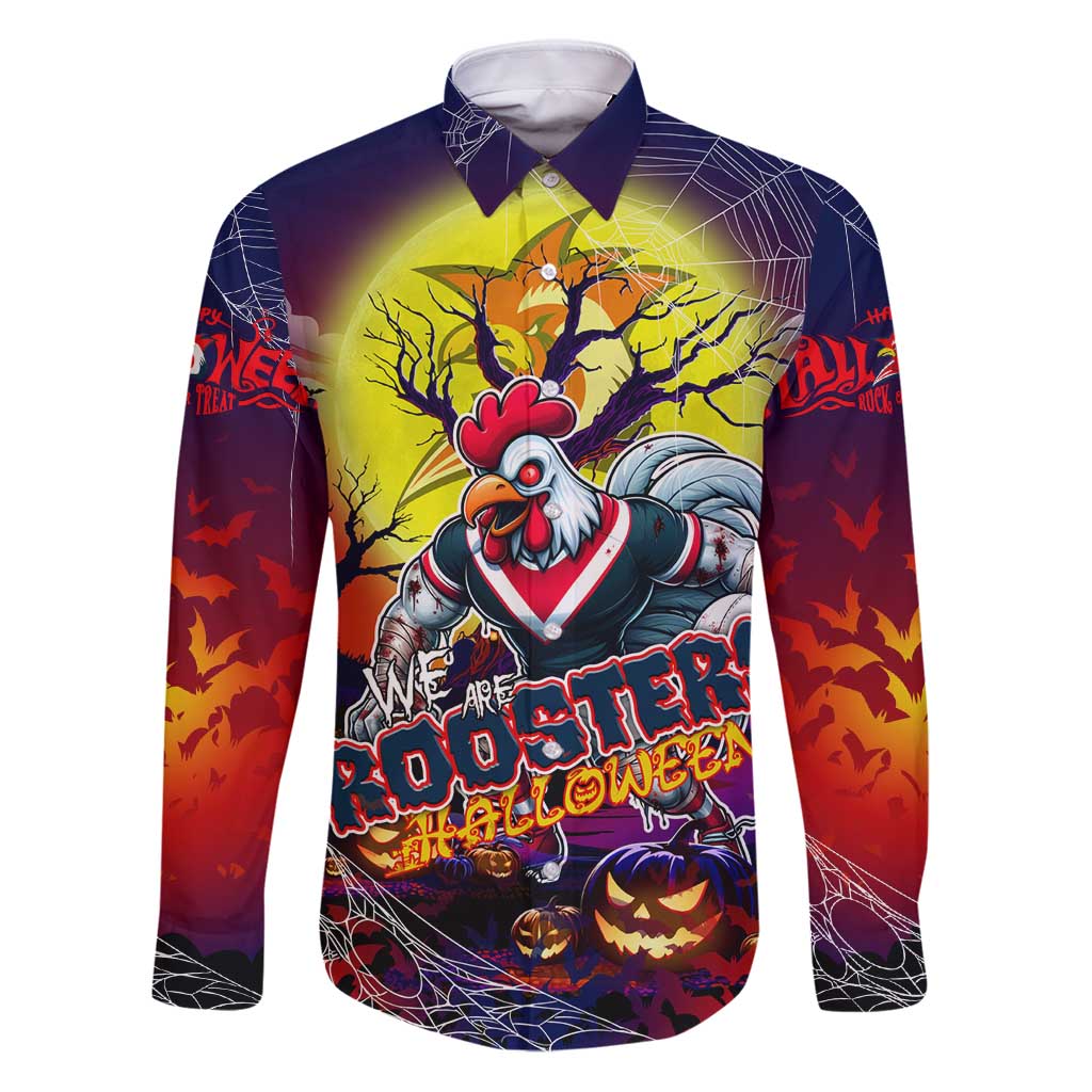 We Are Roosters Halloween Family Matching Puletasi and Hawaiian Shirt Pumpkin Scary Spooky Season - Aussie Hoodie
