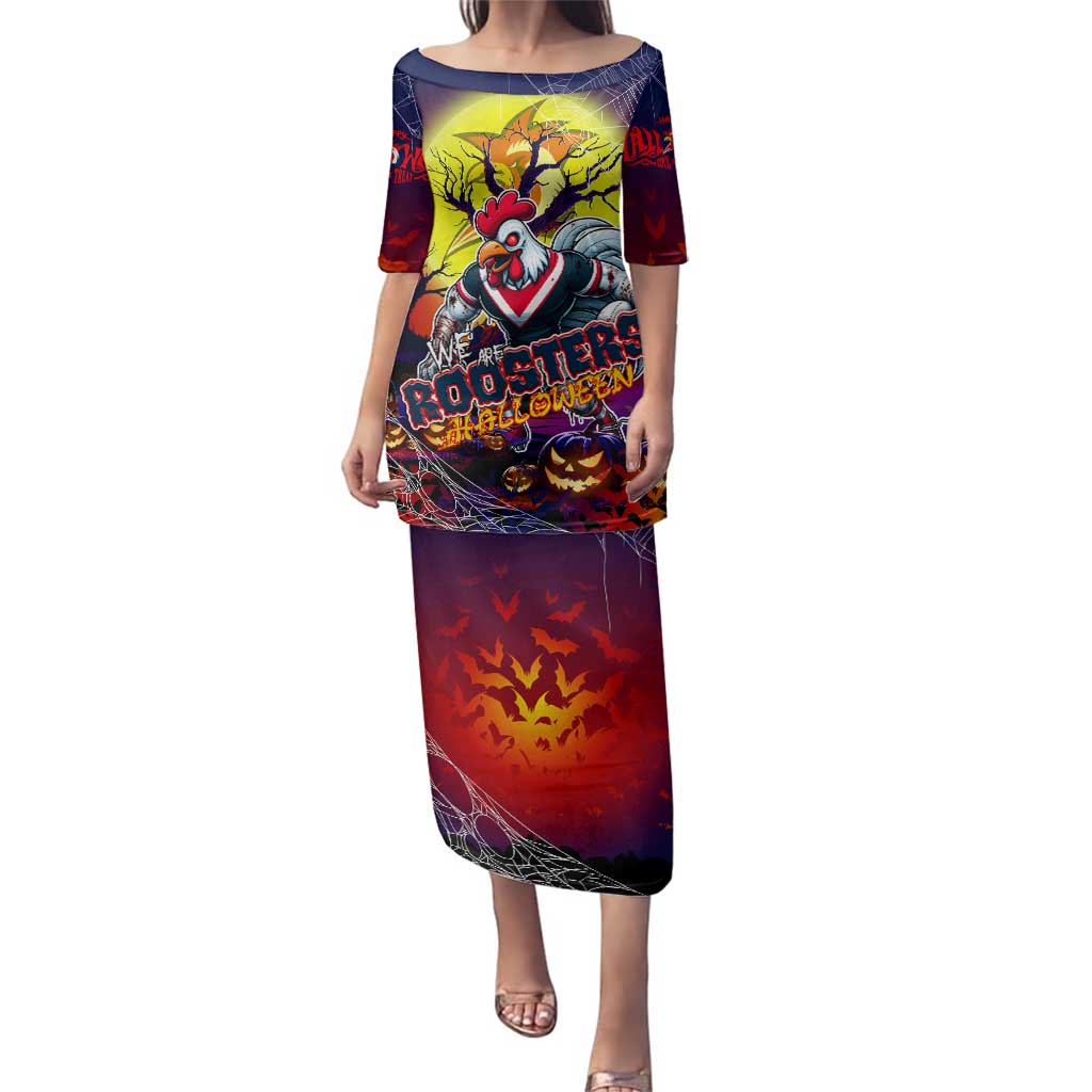 We Are Roosters Halloween Family Matching Puletasi and Hawaiian Shirt Pumpkin Scary Spooky Season - Aussie Hoodie
