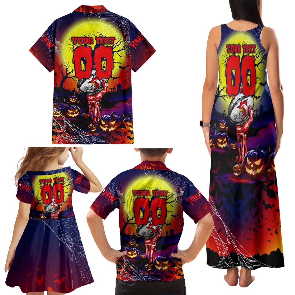 We Are Roosters Halloween Family Matching Tank Maxi Dress and Hawaiian Shirt Pumpkin Scary Spooky Season - Aussie Hoodie