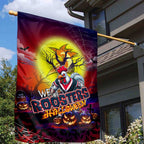 We Are Roosters Halloween Garden Flag Pumpkin Scary Spooky Season - Aussie Hoodie