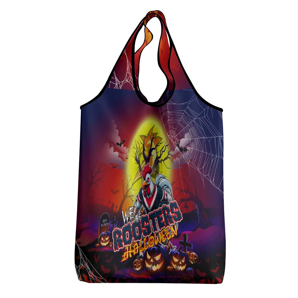 We Are Roosters Halloween Grocery Bag Pumpkin Scary Spooky Season - Aussie Hoodie