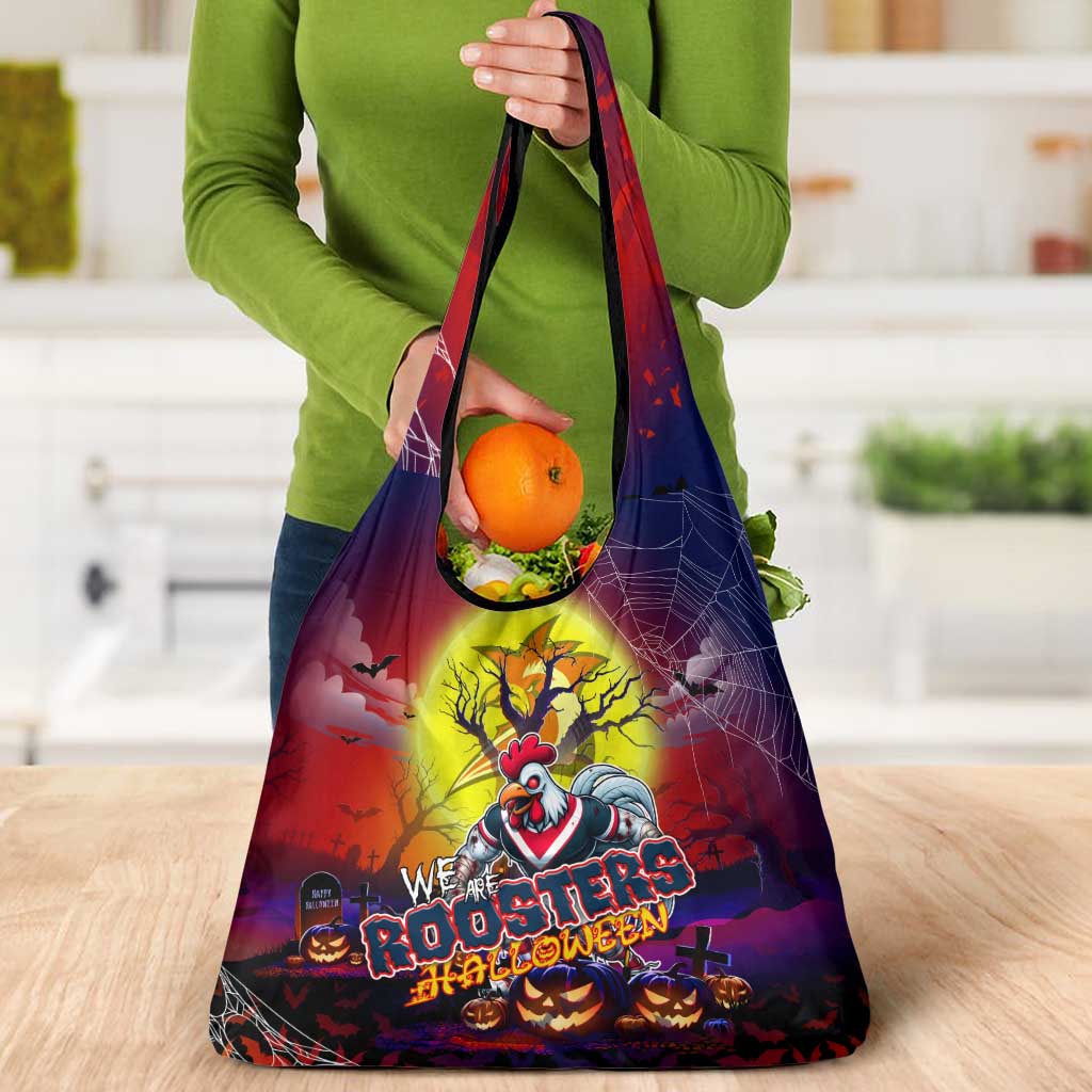 We Are Roosters Halloween Grocery Bag Pumpkin Scary Spooky Season - Aussie Hoodie