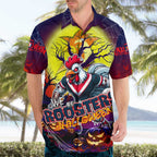 We Are Roosters Halloween Hawaiian Shirt Pumpkin Scary Spooky Season - Aussie Hoodie