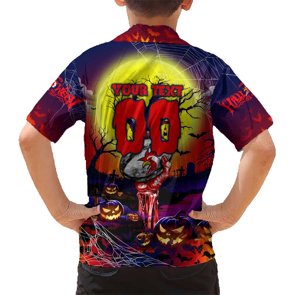 We Are Roosters Halloween Hawaiian Shirt Pumpkin Scary Spooky Season - Aussie Hoodie