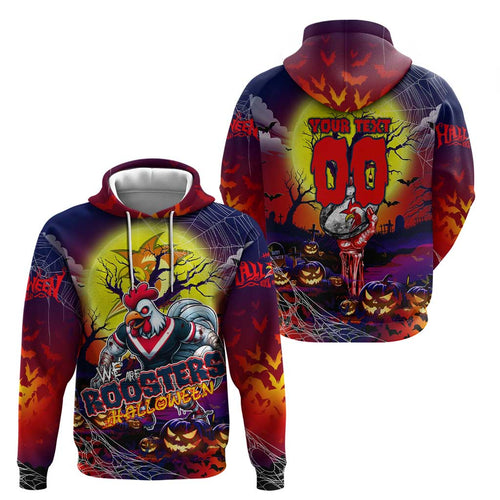 We Are Roosters Halloween Hoodie Pumpkin Scary Spooky Season - Aussie Hoodie
