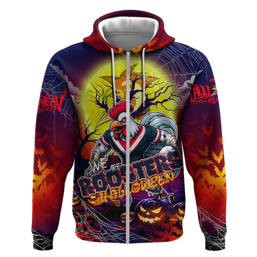 We Are Roosters Halloween Hoodie Pumpkin Scary Spooky Season - Aussie Hoodie