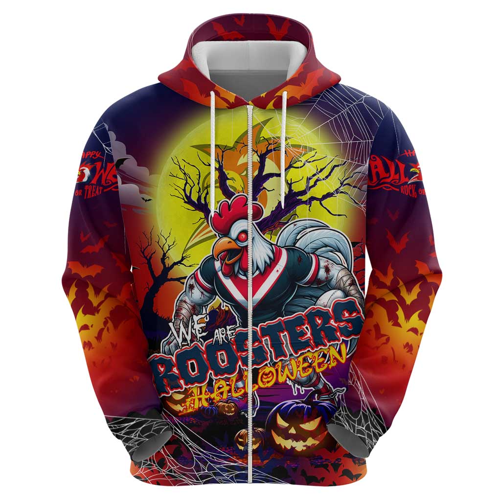 We Are Roosters Halloween Hoodie Pumpkin Scary Spooky Season - Aussie Hoodie