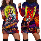 We Are Roosters Halloween Hoodie Dress Pumpkin Scary Spooky Season - Aussie Hoodie