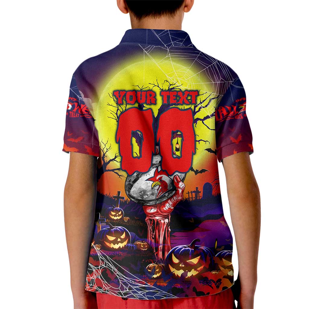 We Are Roosters Halloween Kid Polo Shirt Pumpkin Scary Spooky Season - Aussie Hoodie