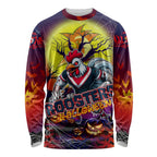 We Are Roosters Halloween Long Sleeve Shirt Pumpkin Scary Spooky Season - Aussie Hoodie
