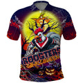We Are Roosters Halloween Polo Shirt Pumpkin Scary Spooky Season - Aussie Hoodie