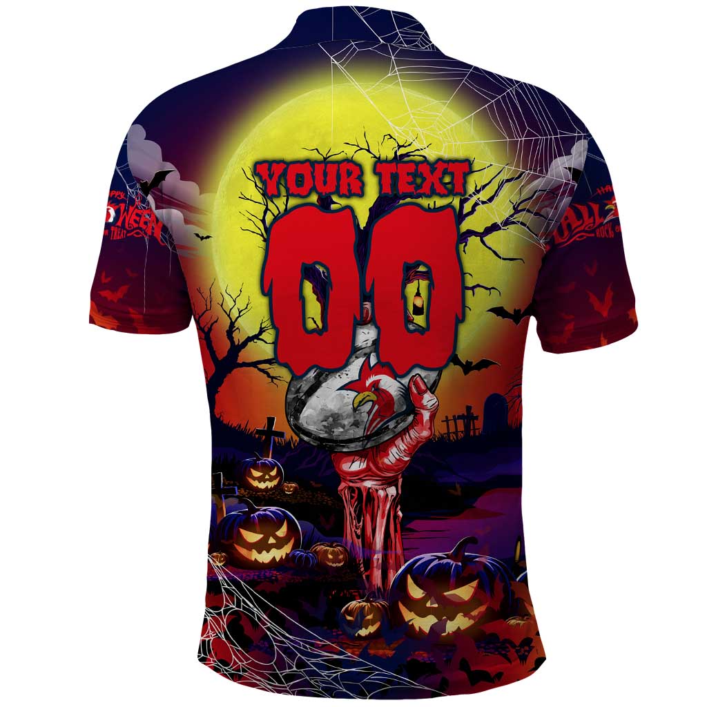 We Are Roosters Halloween Polo Shirt Pumpkin Scary Spooky Season - Aussie Hoodie