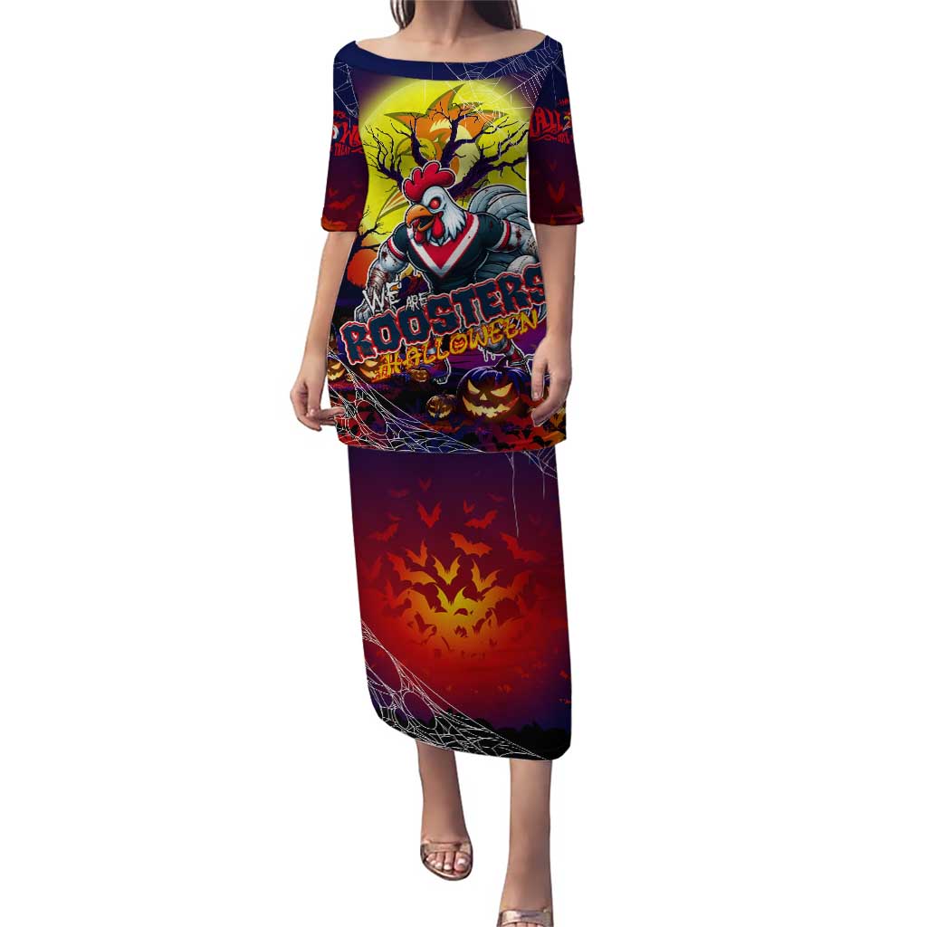 We Are Roosters Halloween Puletasi Pumpkin Scary Spooky Season - Aussie Hoodie