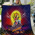 We Are Roosters Halloween Quilt Pumpkin Scary Spooky Season - Aussie Hoodie