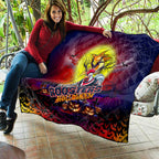 We Are Roosters Halloween Quilt Pumpkin Scary Spooky Season - Aussie Hoodie