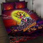 We Are Roosters Halloween Quilt Bed Set Pumpkin Scary Spooky Season - Aussie Hoodie