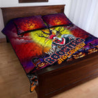 We Are Roosters Halloween Quilt Bed Set Pumpkin Scary Spooky Season - Aussie Hoodie