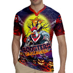 We Are Roosters Halloween Rugby Jersey Pumpkin Scary Spooky Season - Aussie Hoodie