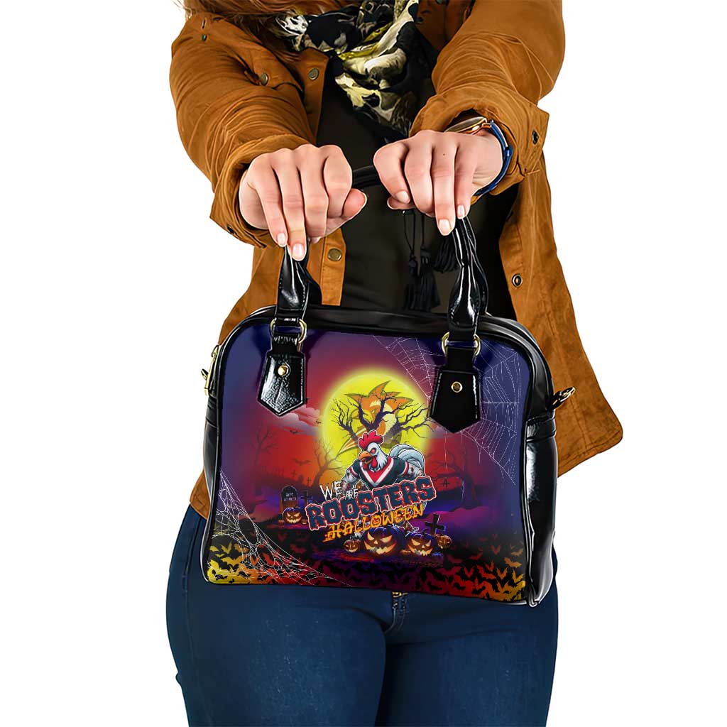 We Are Roosters Halloween Shoulder Handbag Pumpkin Scary Spooky Season - Aussie Hoodie