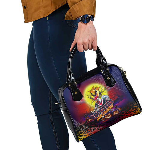 We Are Roosters Halloween Shoulder Handbag Pumpkin Scary Spooky Season - Aussie Hoodie