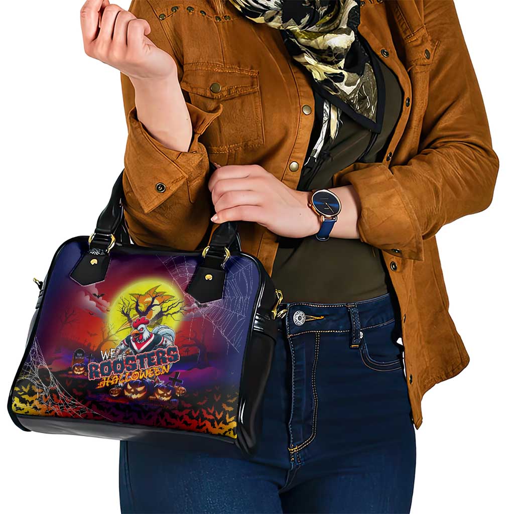 We Are Roosters Halloween Shoulder Handbag Pumpkin Scary Spooky Season - Aussie Hoodie