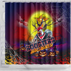 We Are Roosters Halloween Shower Curtain Pumpkin Scary Spooky Season - Aussie Hoodie