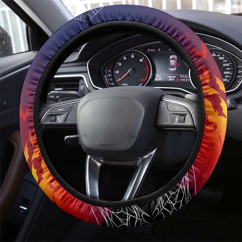 We Are Roosters Halloween Steering Wheel Cover Pumpkin Scary Spooky Season - Aussie Hoodie