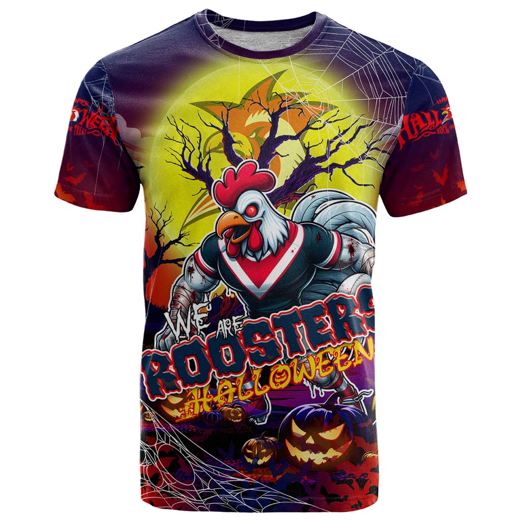 We Are Roosters Halloween T Shirt Pumpkin Scary Spooky Season - Aussie Hoodie