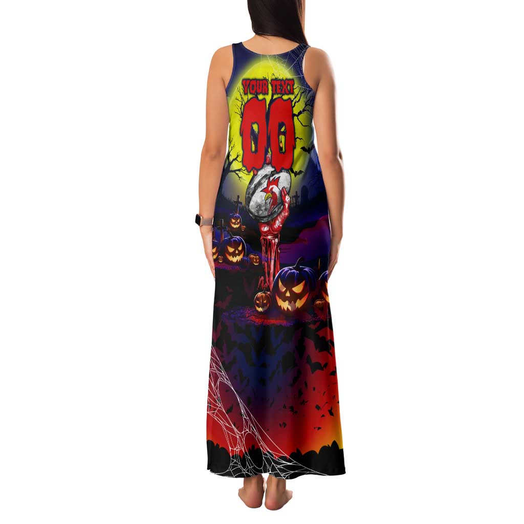 We Are Roosters Halloween Tank Maxi Dress Pumpkin Scary Spooky Season - Aussie Hoodie