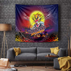 We Are Roosters Halloween Tapestry Pumpkin Scary Spooky Season - Aussie Hoodie