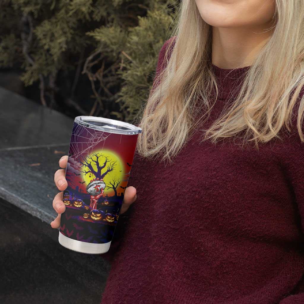 We Are Roosters Halloween Tumbler Cup Pumpkin Scary Spooky Season - Aussie Hoodie