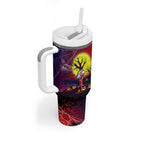 We Are Roosters Halloween Tumbler With Handle Pumpkin Scary Spooky Season - Aussie Hoodie
